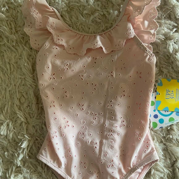 Little Me Light Pink Swim Suit 18 months - Picture 3 of 3